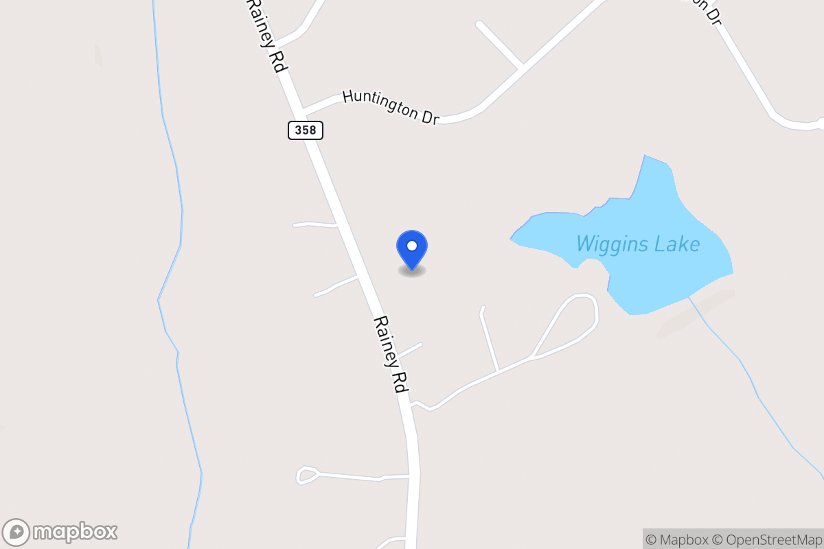 Map of 1437 Rainey Rd