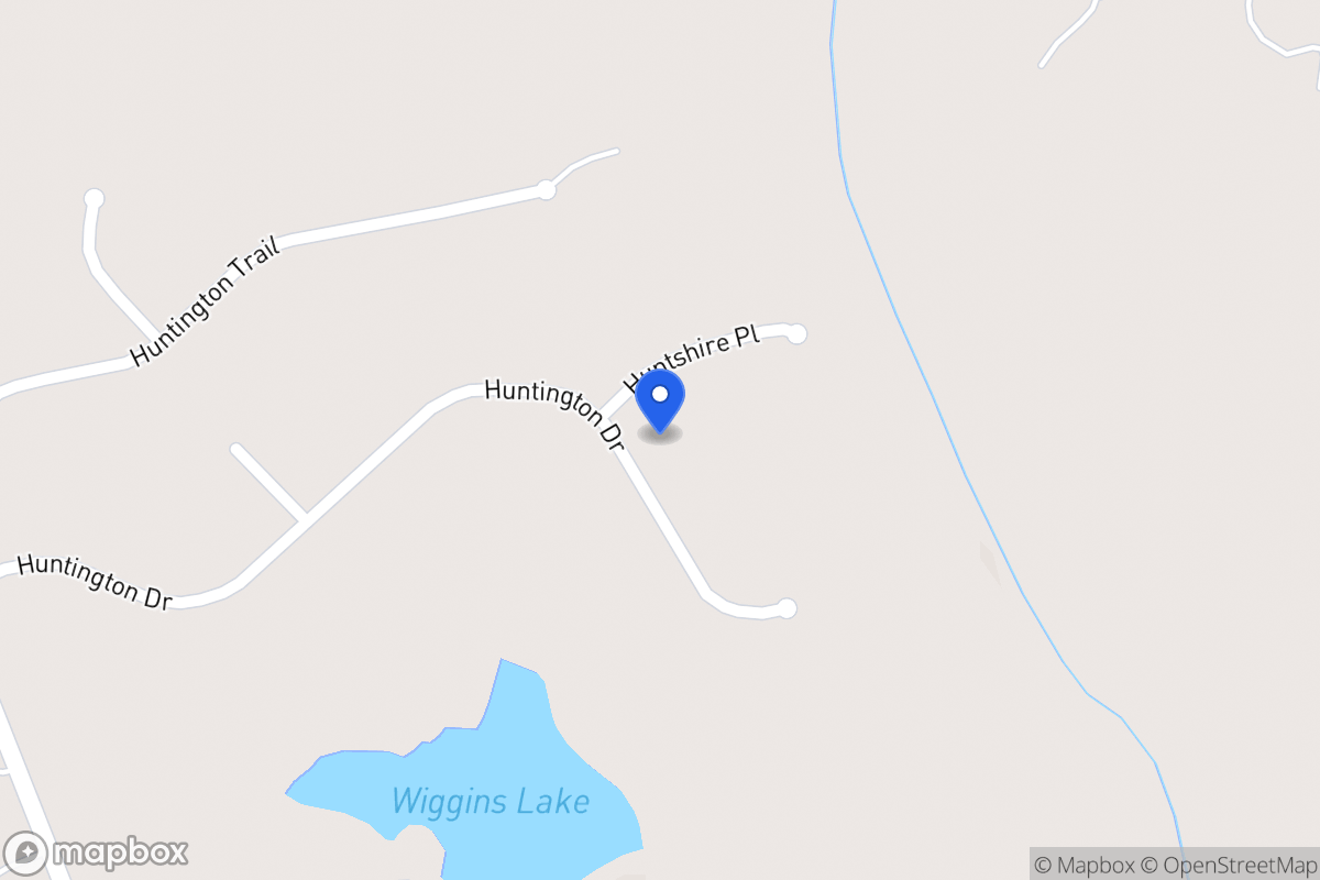 Map of 301 Huntshire Pl