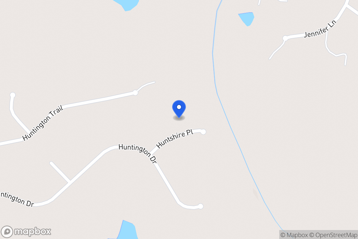 Map of 318 Huntshire Pl