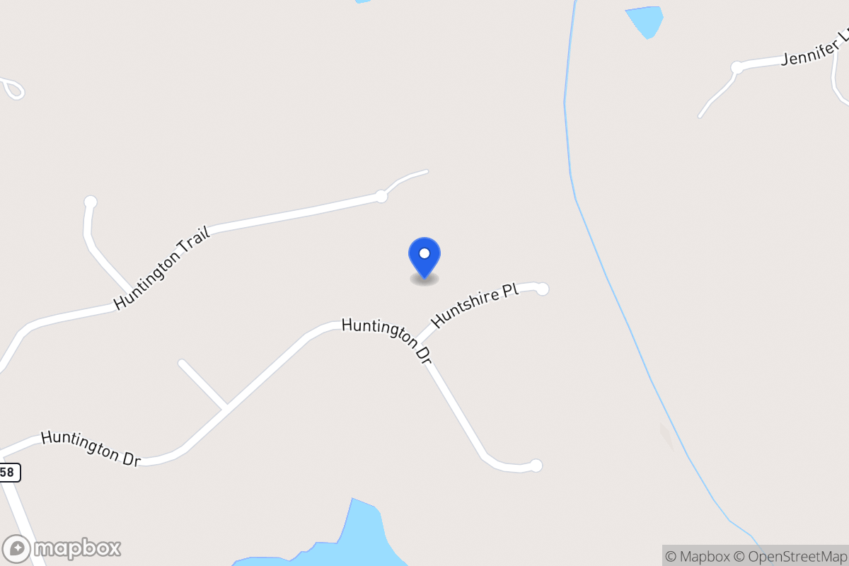Map of 306 Huntshire Pl