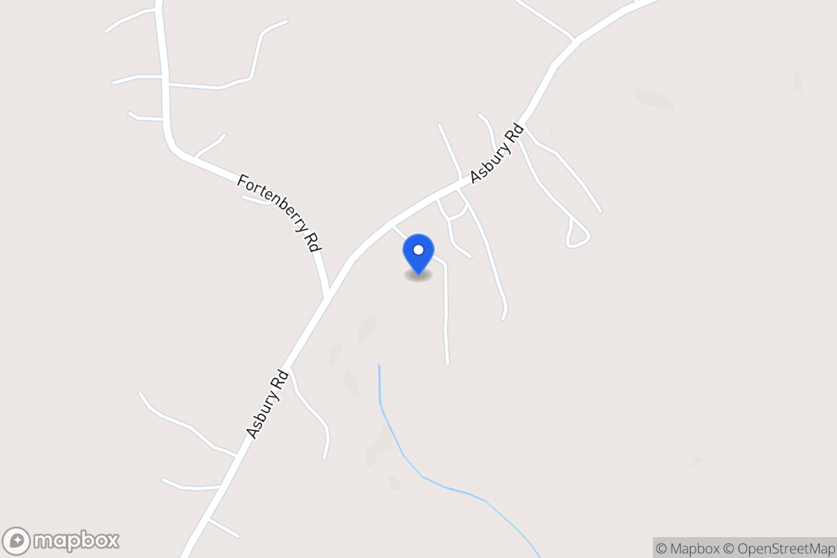 Map of 1101 Asbury Rd