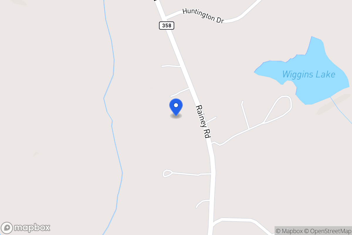 Map of 1416 Rainey Rd