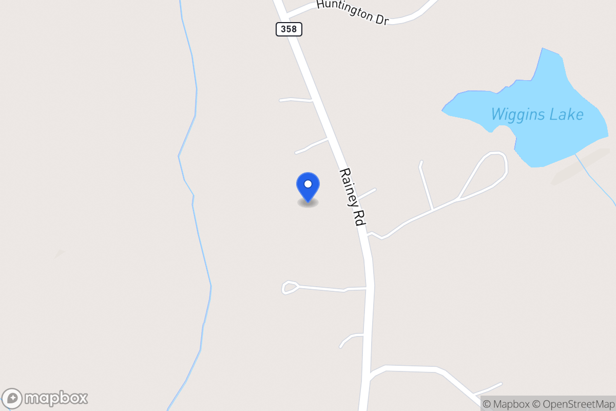 Map of 1410 Rainey Rd