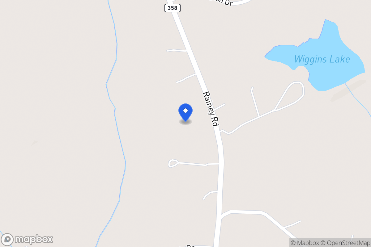 Map of 1402 Rainey Rd