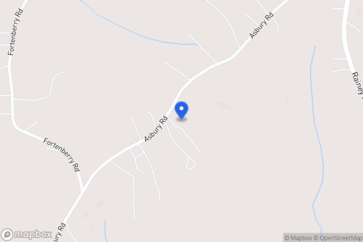 Map of 1173 Asbury Rd