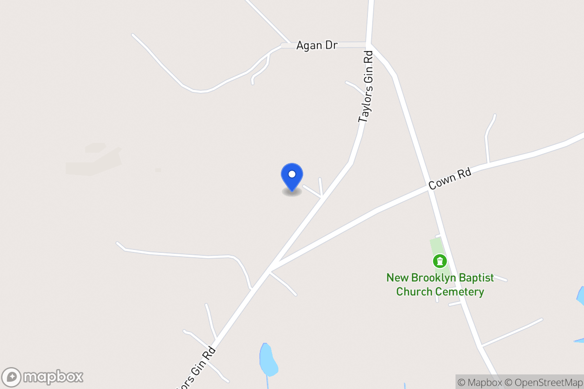 Map of 494 Taylors Gin Rd