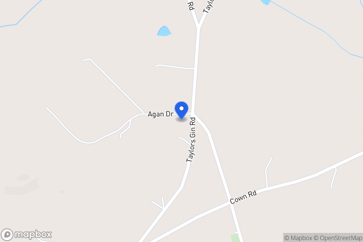 Map of 612 Taylors Gin Rd