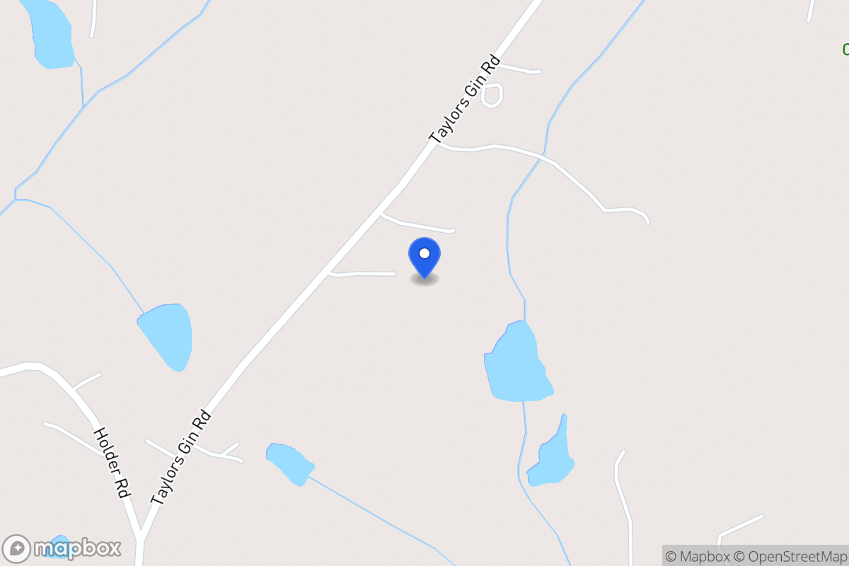 Map of 865 Taylors Gin Rd