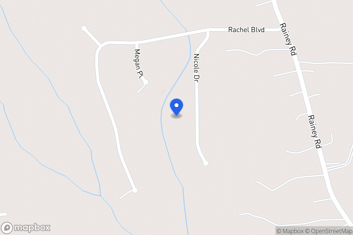 Map of Rachel Blvd