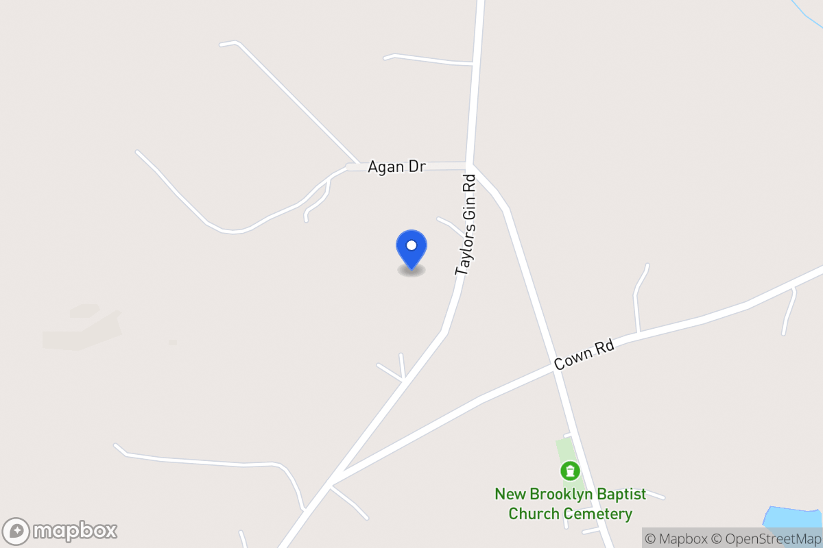 Map of 570 Taylors Gin Rd