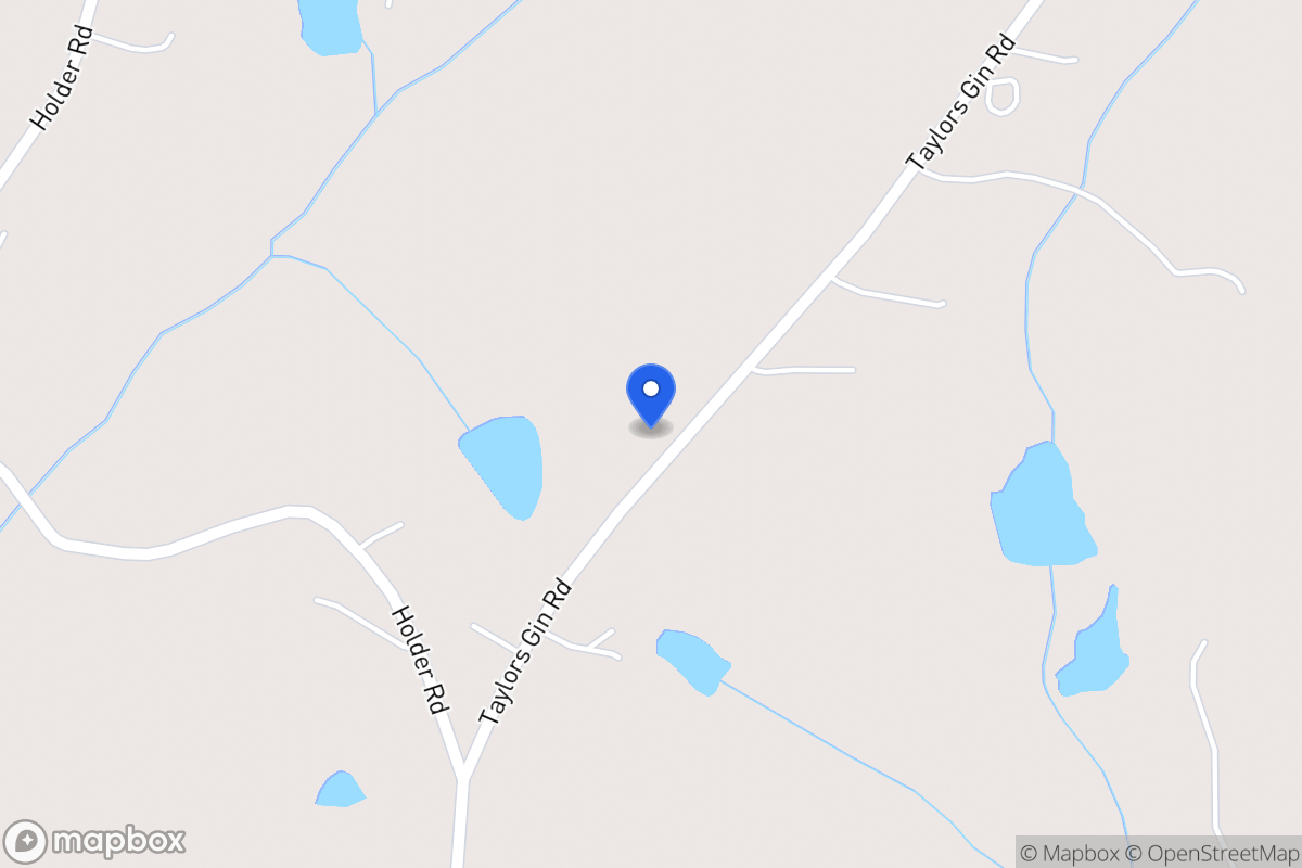 Map of 842 Taylors Gin Rd