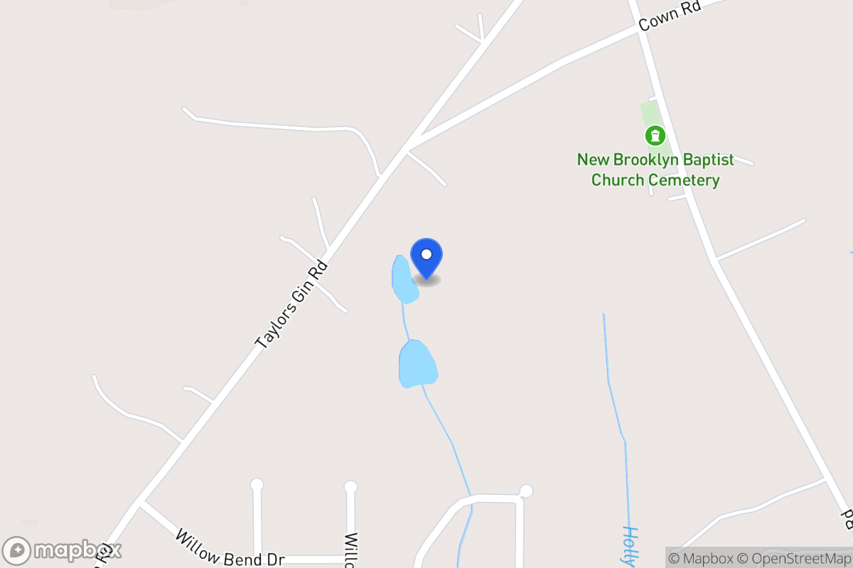Map of 419 Taylors Gin Rd