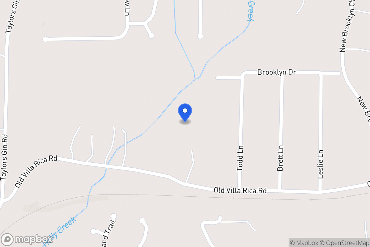 Map of 190 Old Villa Rica Rd