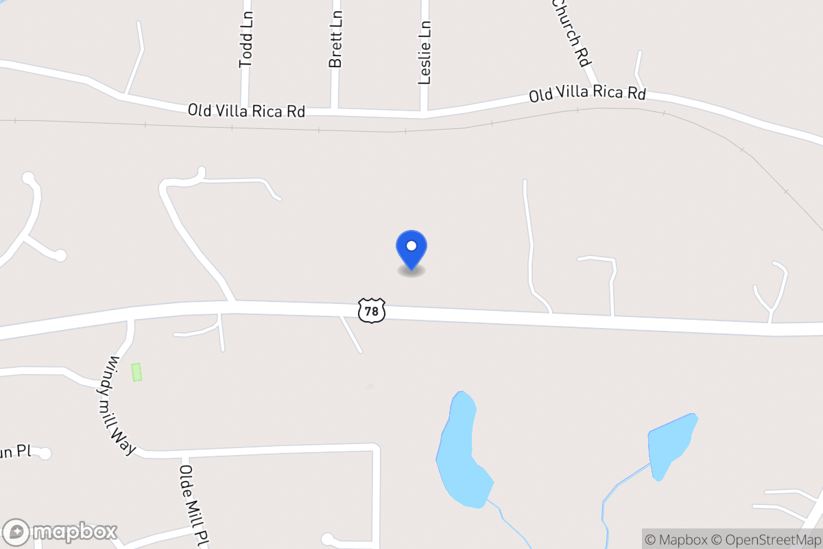 Map of 1072 E 78 Hwy
