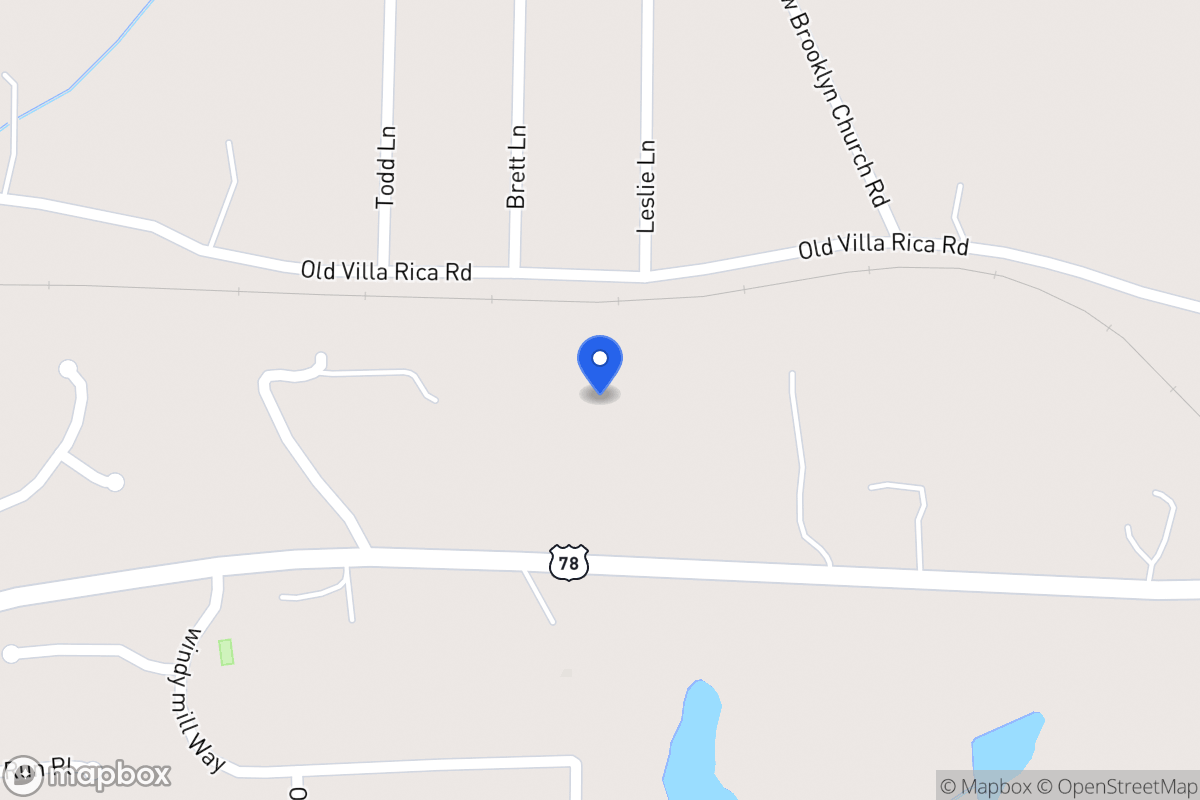 Map of E 78 Hwy