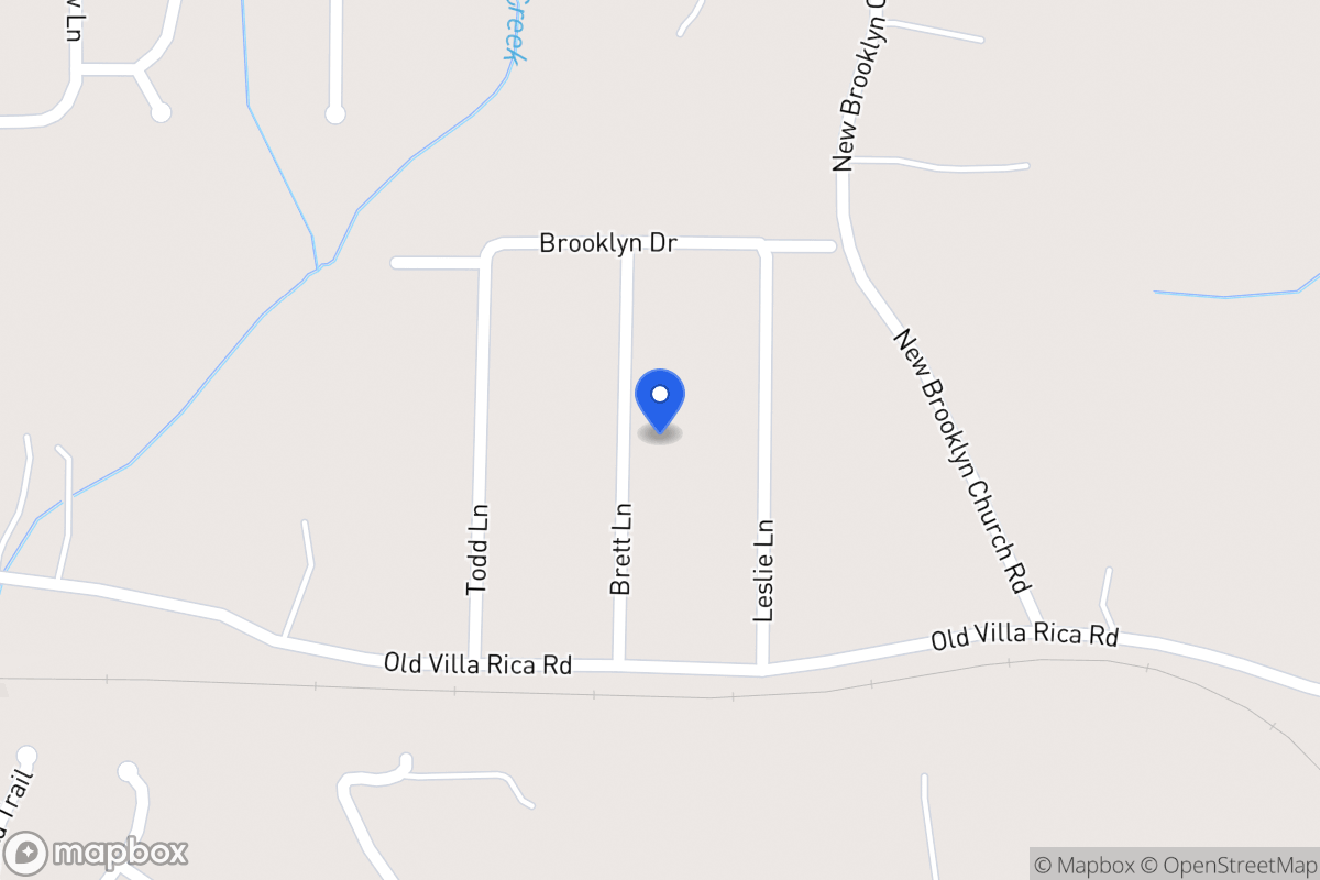 Map of 61 Brett Ln