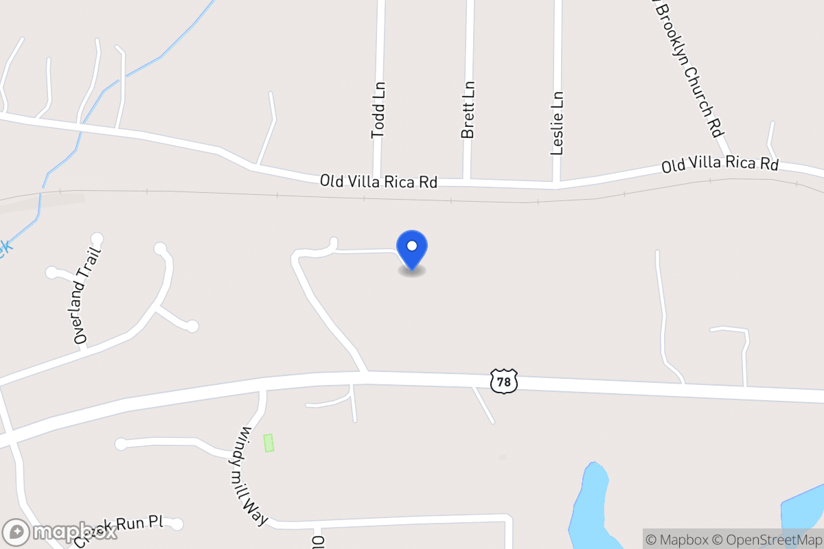 Map of 996 E 78 Hwy
