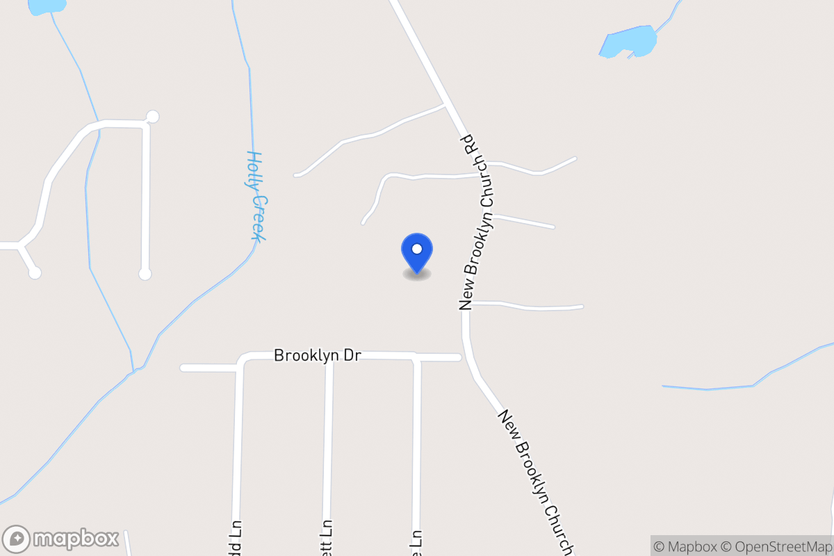Map of 40 New Brooklyn Church Rd