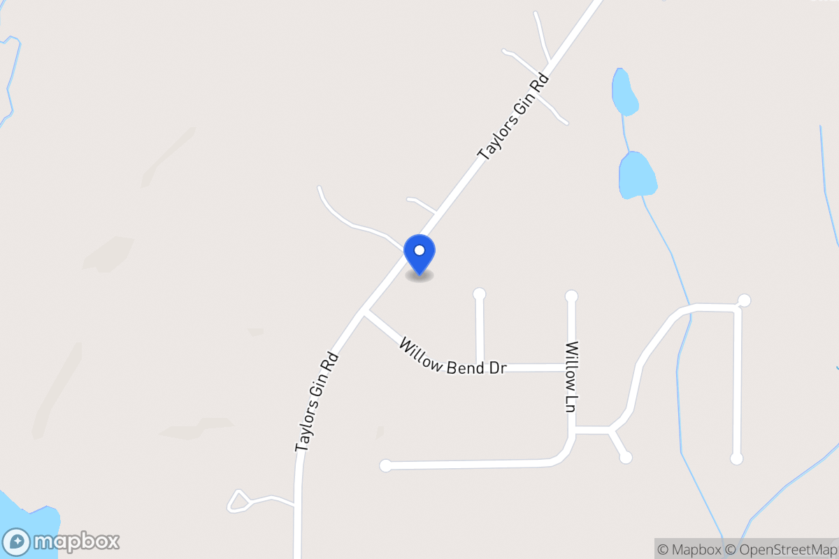 Map of 297 Taylors Gin Rd