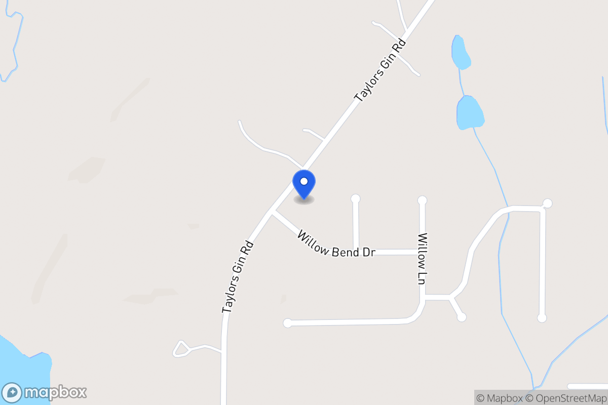 Map of 283 Taylors Gin Rd