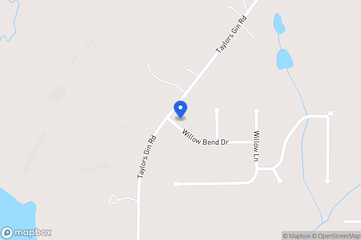 Map of 279 Taylors Gin Rd