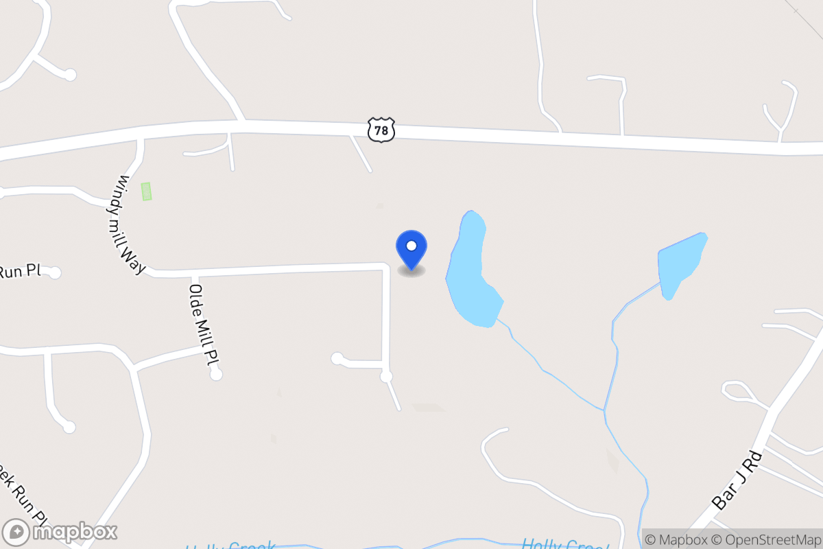 Map of 608 Windy Mill Way
