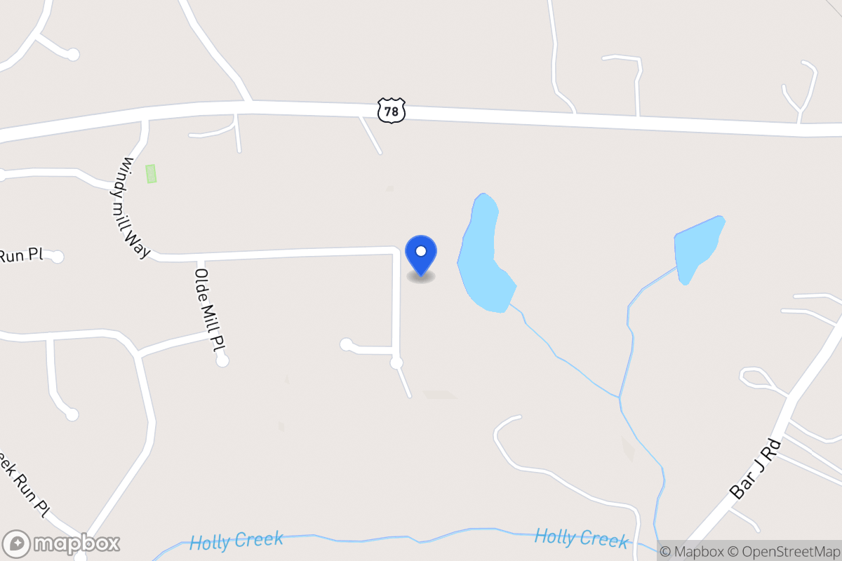 Map of 614 Windy Mill Way