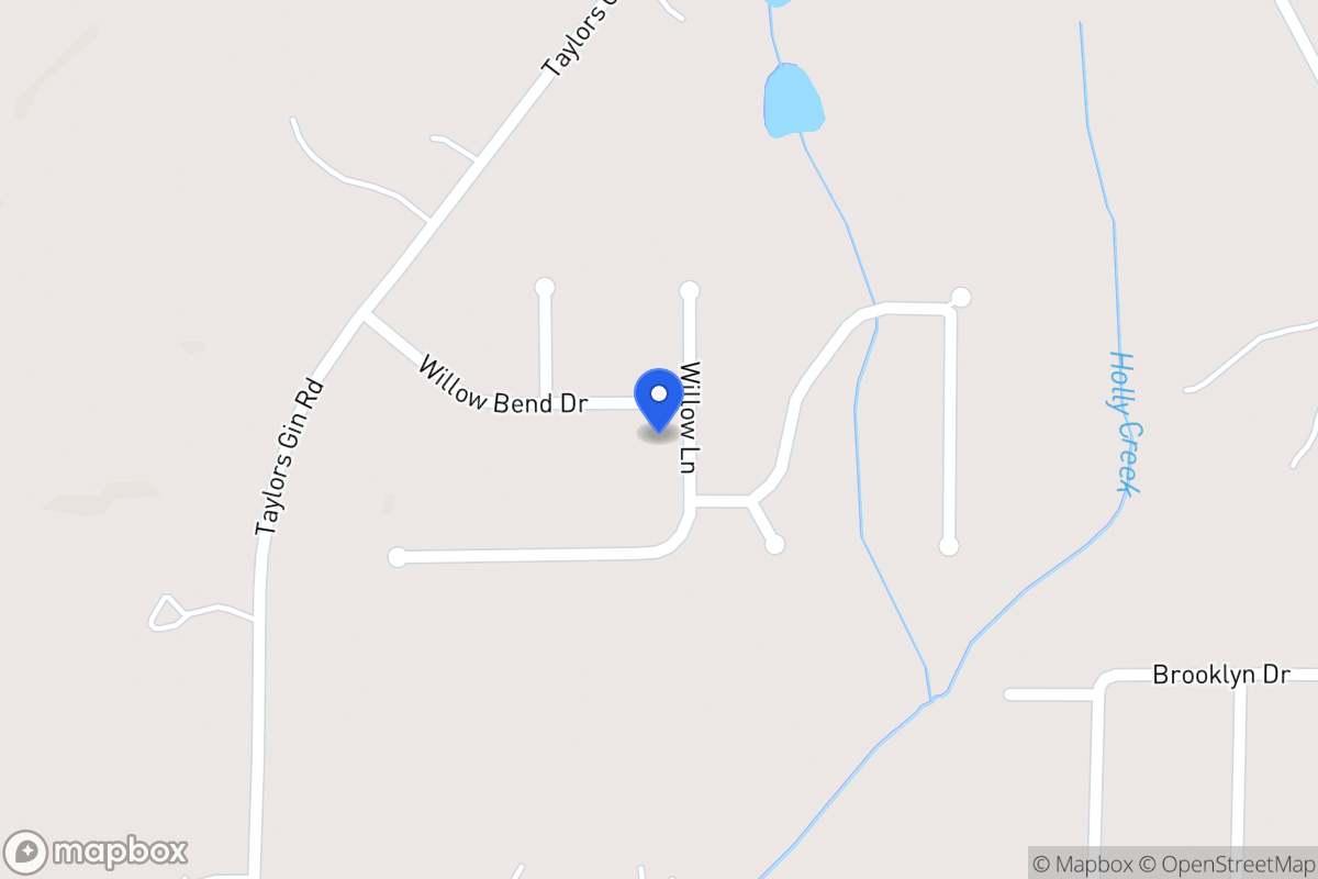 Map of 175 Willow Bend Dr