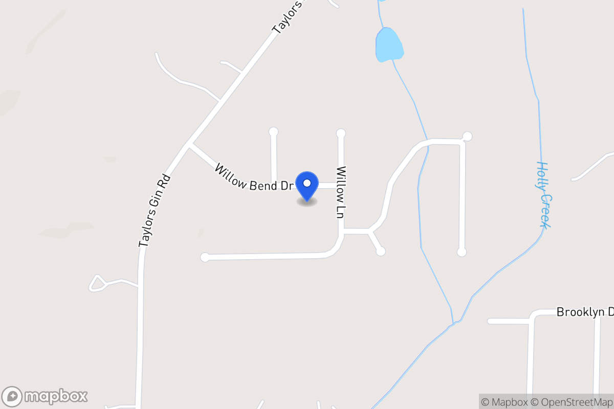Map of 165 Willow Bend Dr