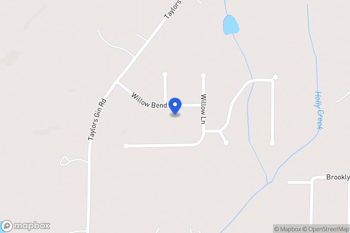 Map of 155 Willow Bend Dr