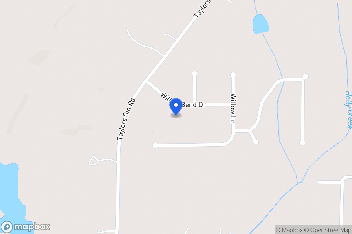 Map of 125 Willow Bend Dr