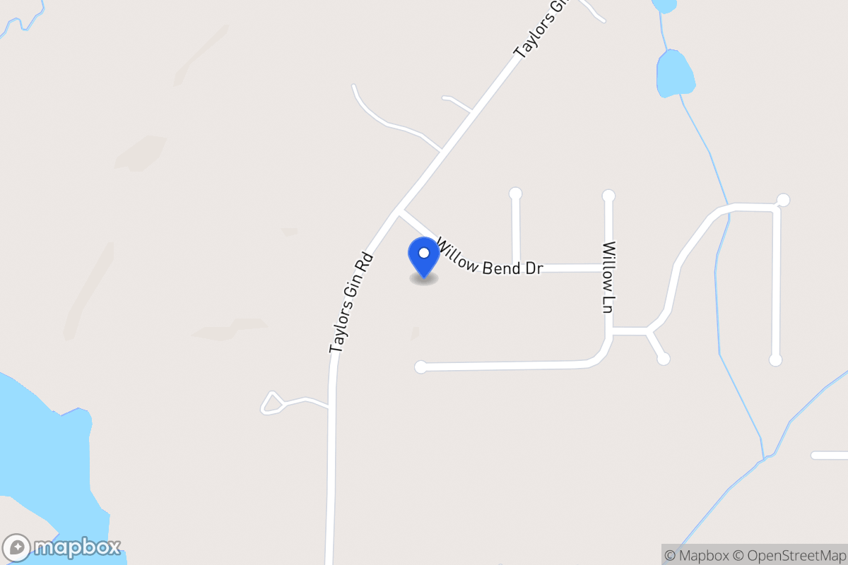 Map of 105 Willow Bend Dr