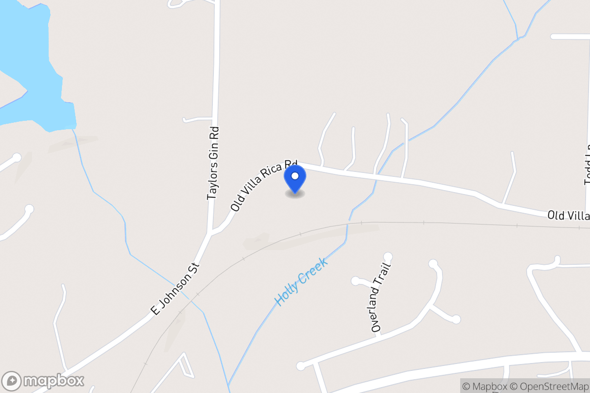 Map of 117 Old Villa Rica Rd