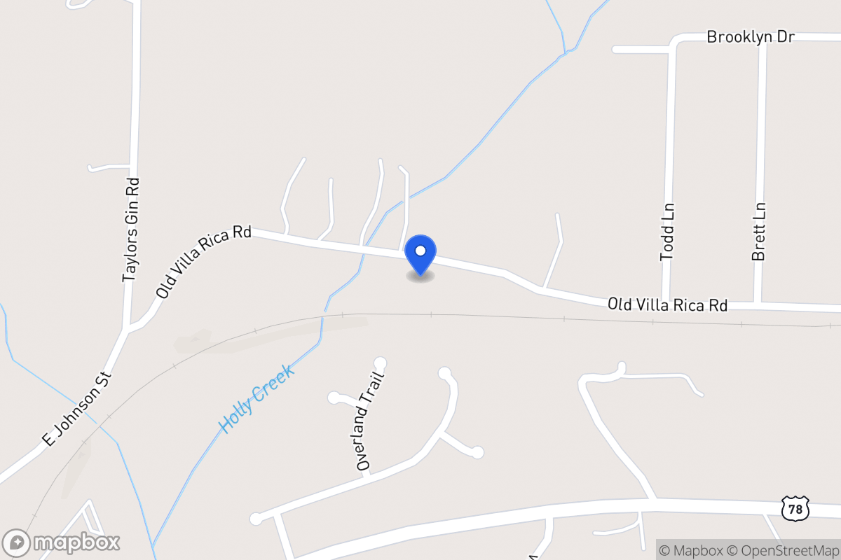 Map of 171 Old Villa Rica Rd