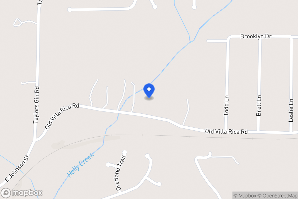 Map of 174 Old Villa Rica Rd