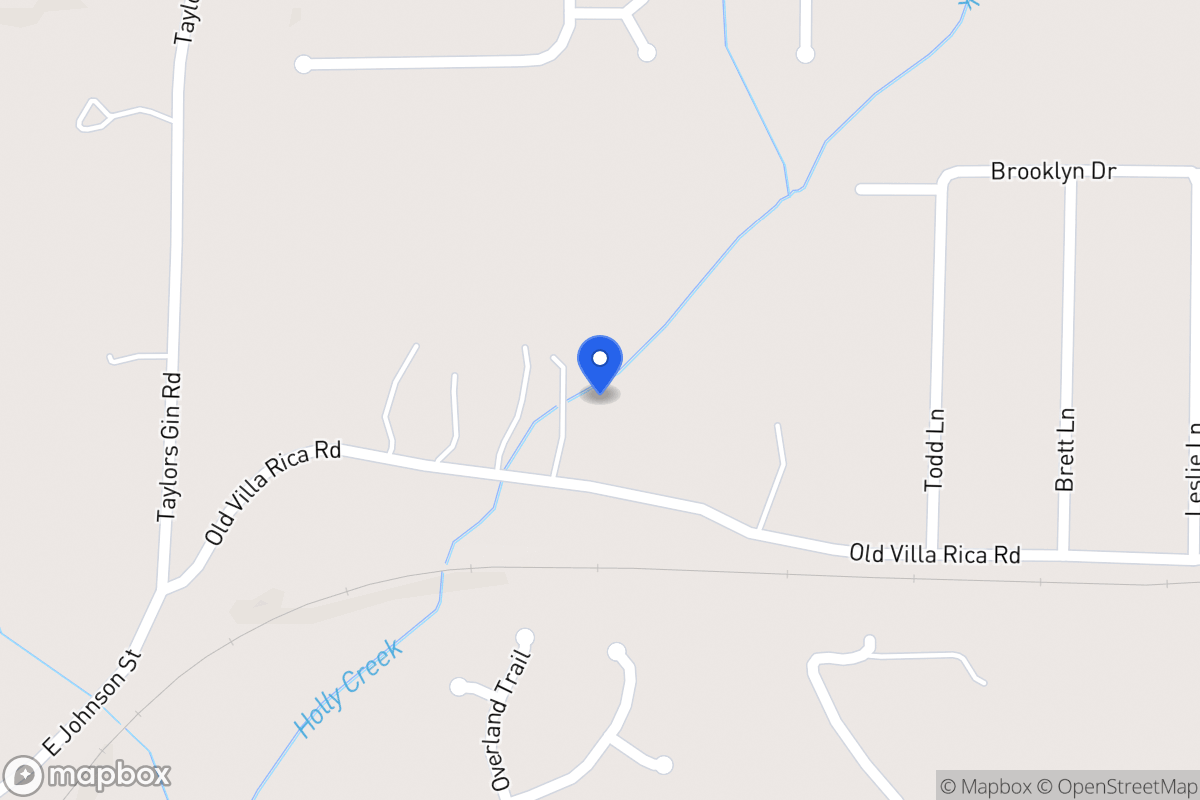 Map of 168 Old Villa Rica Rd