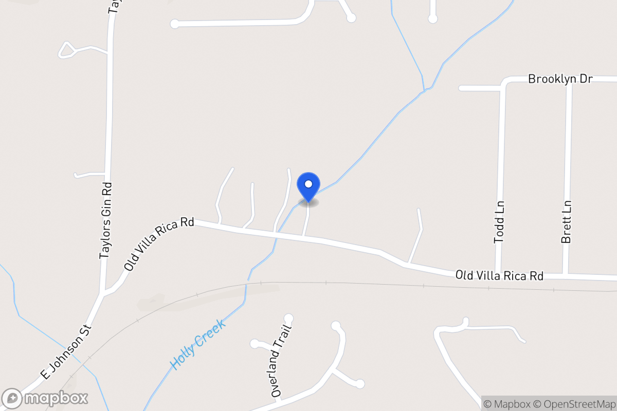 Map of 162 Old Villa Rica Rd