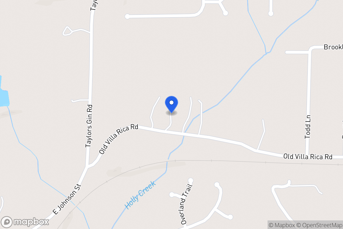 Map of 138 Old Villa Rica Rd