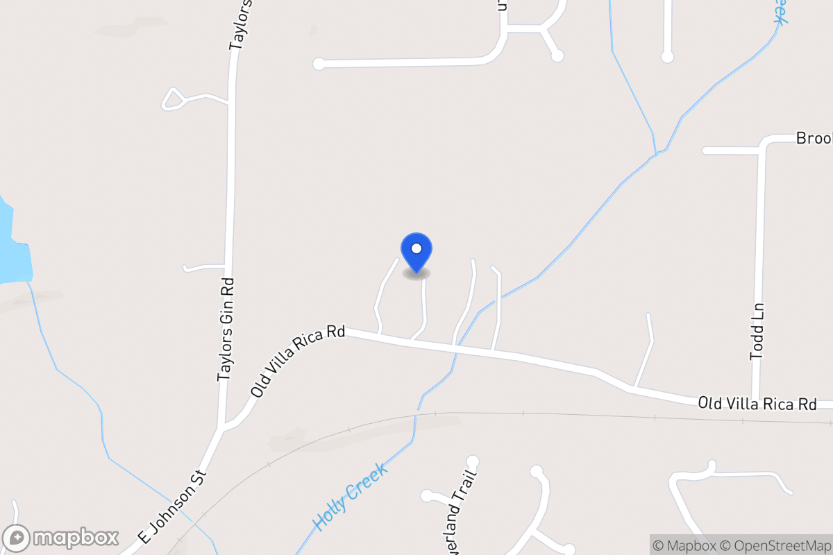 Map of 132 Old Villa Rica Rd