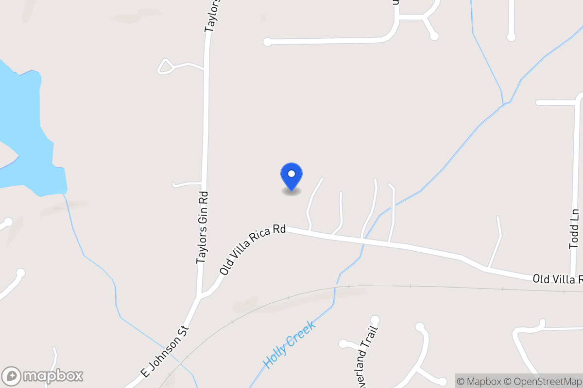 Map of 114 Old Villa Rica Rd