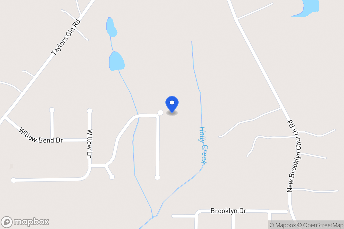 Map of 538 Willow Creek Dr