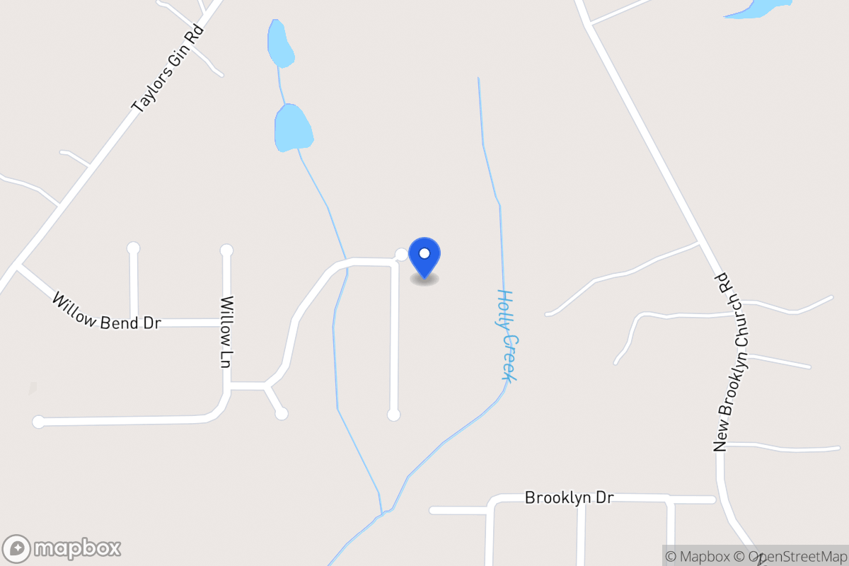 Map of 542 Willow Creek Dr