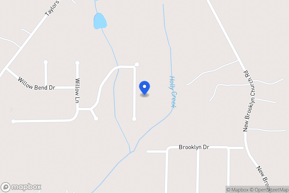 Map of 554 Willow Creek Dr
