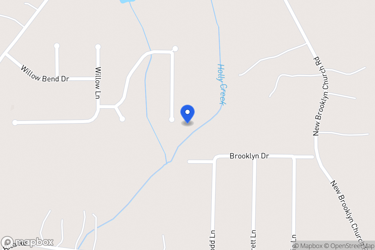 Map of 566 Willow Creek Dr