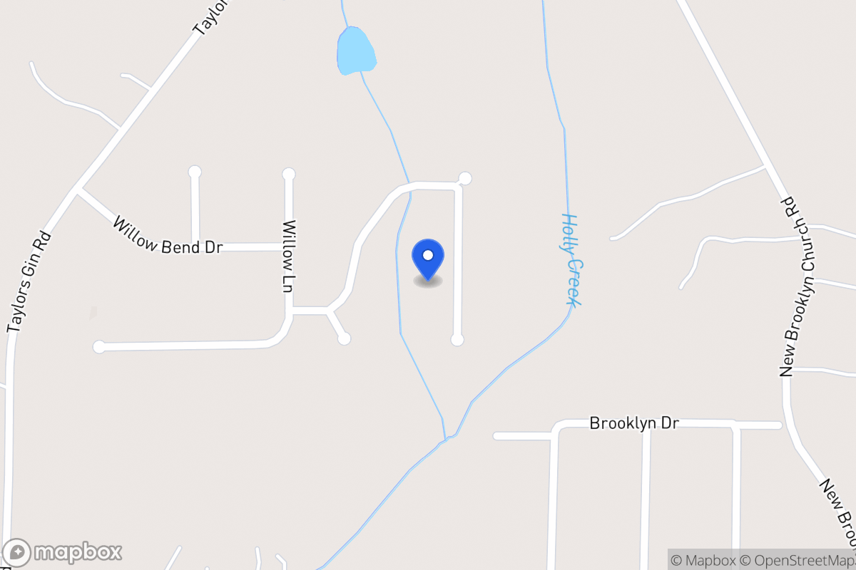 Map of 557 Willow Creek Dr