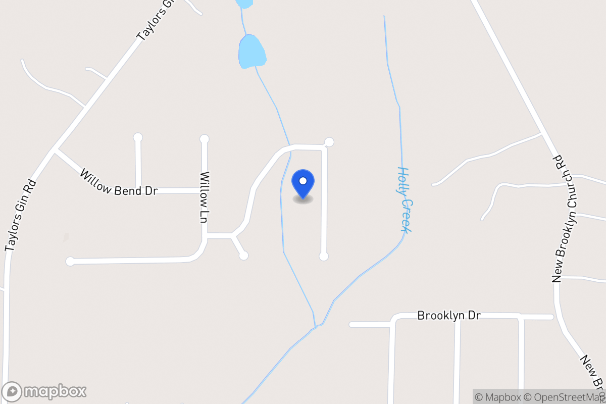 Map of 553 Willow Creek Dr