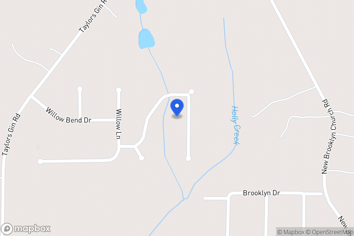 Map of 549 Willow Creek Dr