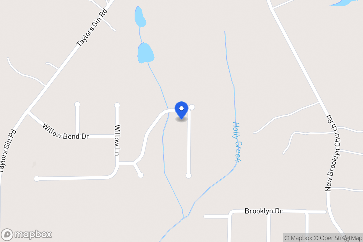 Map of 545 Willow Creek Dr