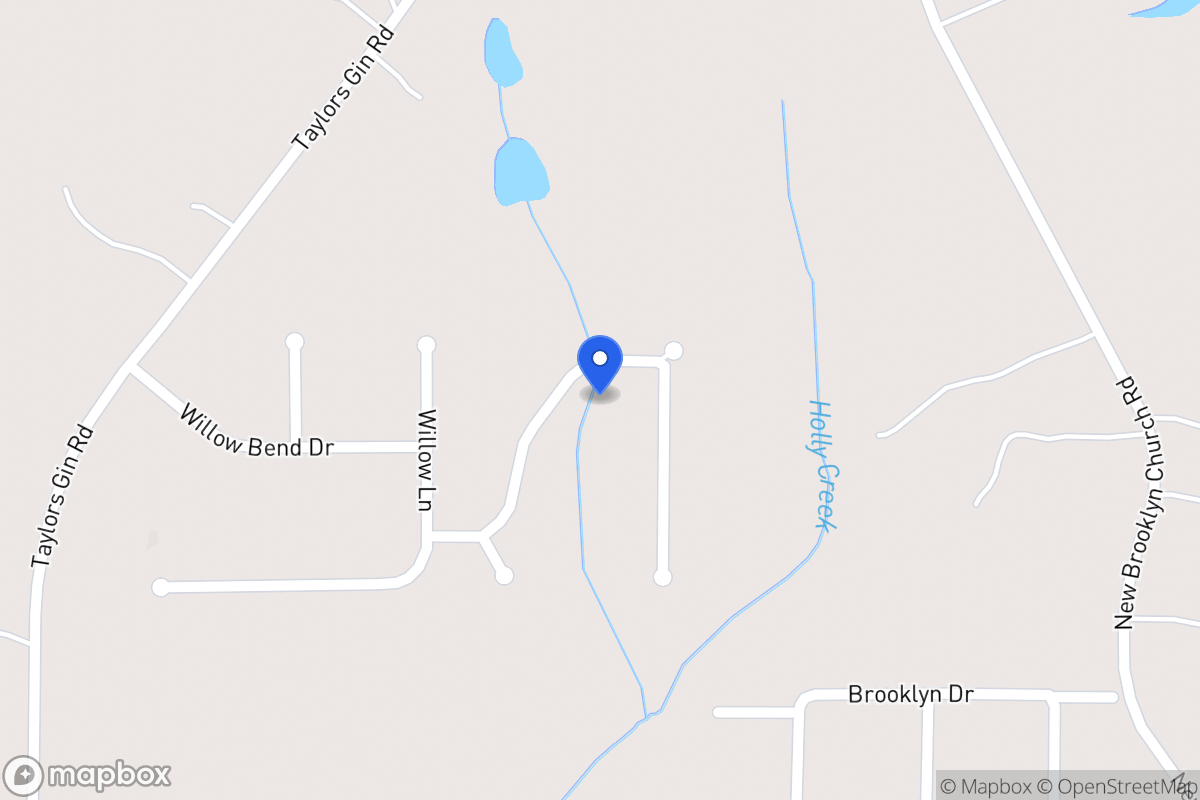 Map of 521 Willow Creek Dr