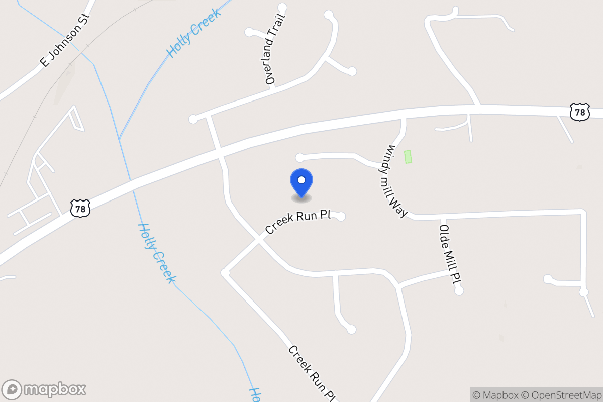 Map of 994 Creek Run Pl
